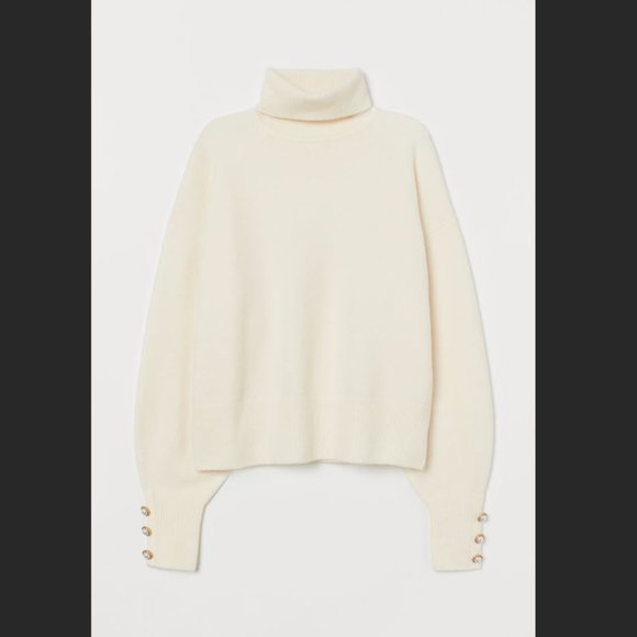 H&M balloon sleeve sweater XXS - Picture 2 of 9